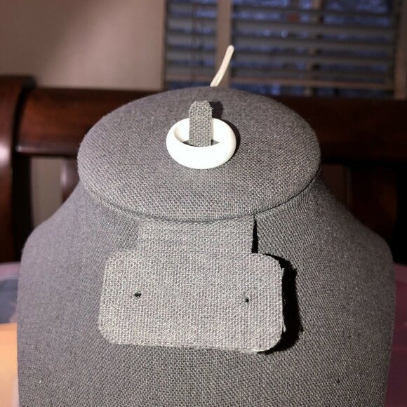 10pc Flexible Silicone Wedding Ring Engagement Men Women Diamond Wide - Picture 5 of 6